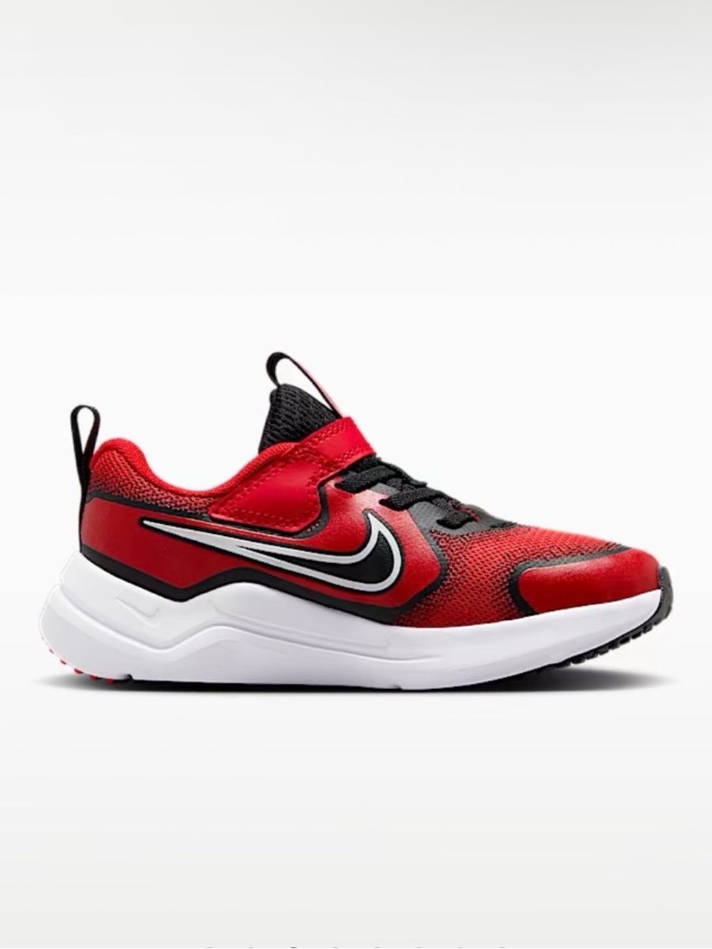 NEW! 🎉Nike Red and Black Youth Athletic Sneaker with Velcro Strap